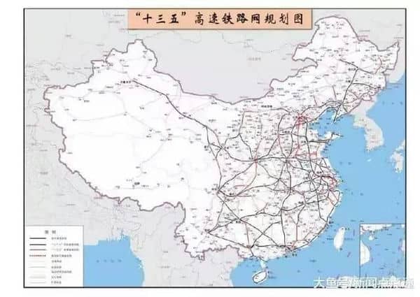2018-2019年计划开工的高铁项目都在这里!